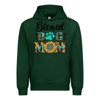 Forest Green Blessed dog mom Urban Hoodie - RanaPortraitStore