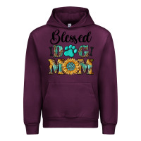 Mauve Wine Blessed dog mom Urban Hoodie - RanaPortraitStore