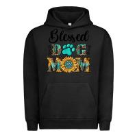 Pigment Black Blessed dog mom Urban Hoodie - RanaPortraitStore
