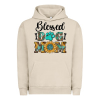 Pigment French Oak Blessed dog mom Urban Hoodie - RanaPortraitStore