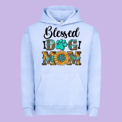 Blessed Dog Mom Urban Hoodie Designed By Ranaportraitstore