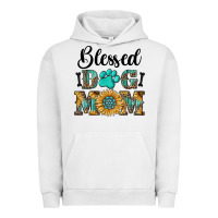 Pigment Lunar Rock Blessed dog mom Urban Hoodie - RanaPortraitStore