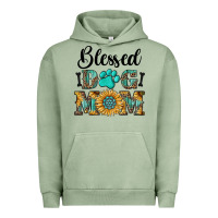 Pigment Oil Green Blessed dog mom Urban Hoodie - RanaPortraitStore
