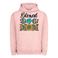 Pigment Salmon Blessed dog mom Urban Hoodie - RanaPortraitStore