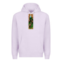 Lilac dinosaur parasaurolophus pen wrap Premium Hoodie - Artiststas