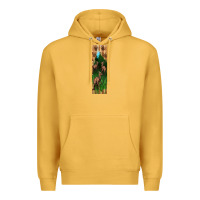 Mustard dinosaur parasaurolophus pen wrap Premium Hoodie - Artiststas