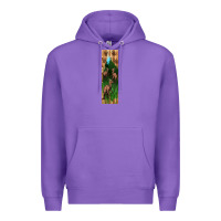 Purple dinosaur parasaurolophus pen wrap Premium Hoodie - Artiststas