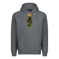 Rock dinosaur parasaurolophus pen wrap Premium Hoodie - Artiststas