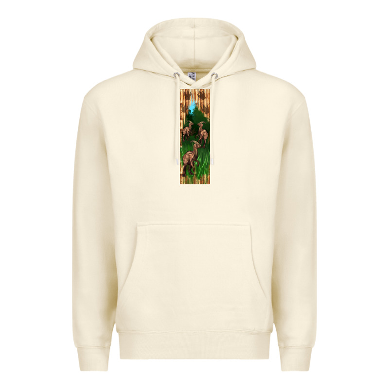 Dinosaur Parasaurolophus Pen Wrap Premium Hoodie by Artiststas | Teevron