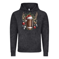 Vintage Black christmas football Vintage Hoodie - SublimationCraftShop