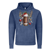 Vintage Denim christmas football Vintage Hoodie - SublimationCraftShop