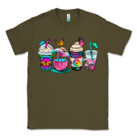 Tie Dye Coffee Cups Classic Tee | Teevron