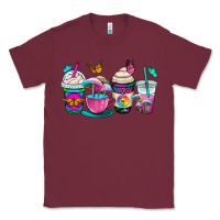 Burgundy tie dye coffee cups Classic Tee - OliviaCreatesArt