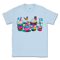 Dusty Blue tie dye coffee cups Classic Tee - OliviaCreatesArt
