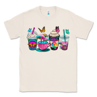 Natural tie dye coffee cups Classic Tee - OliviaCreatesArt