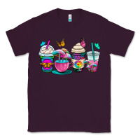 Plum tie dye coffee cups Classic Tee - OliviaCreatesArt