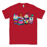 Red tie dye coffee cups Classic Tee - OliviaCreatesArt