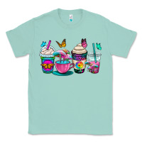 Seafoam tie dye coffee cups Classic Tee - OliviaCreatesArt