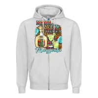 Dove Grey mama cita needs a margarita1 Zipper Hoodie - JahusDesignShop