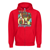Red mama cita needs a margarita1 Zipper Hoodie - JahusDesignShop