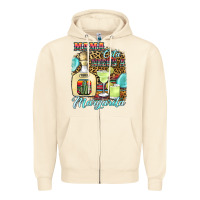 Sandshell mama cita needs a margarita1 Zipper Hoodie - JahusDesignShop