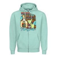 Seafoam mama cita needs a margarita1 Zipper Hoodie - JahusDesignShop