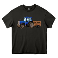 Asphalt Farm Tractor Heavy Core Tee - RanaPortraitStore