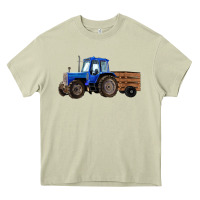Mossy Farm Tractor Heavy Core Tee - RanaPortraitStore
