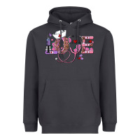 Smoke valentines day nurse love Heavyweight Hoodie - RanaPortraitStore