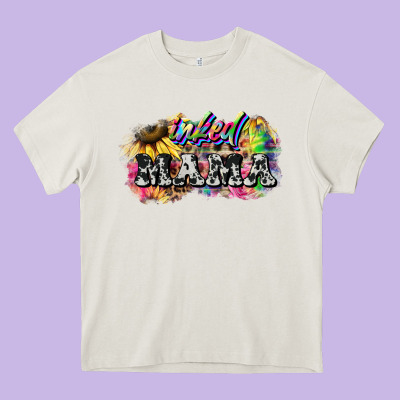 Inked Mama Mother's Day Heavy Core Tee Designed By Howdyjamesfarm
