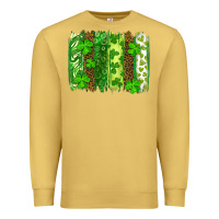 Antique Gold st patricks day brush stroke Premium Sweatshirt - RanaPortraitStore
