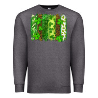 Charcoal Heather st patricks day brush stroke Premium Sweatshirt - RanaPortraitStore