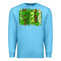 Ocean Blue st patricks day brush stroke Premium Sweatshirt - RanaPortraitStore