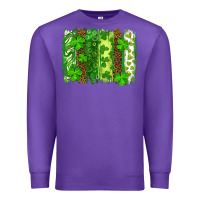 Purple st patricks day brush stroke Premium Sweatshirt - RanaPortraitStore