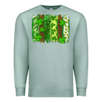 Seafoam st patricks day brush stroke Premium Sweatshirt - RanaPortraitStore