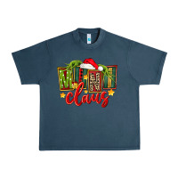 Midnight Navy christmas mini claus Urban Heavy Tee - FaDigitalArtStudio