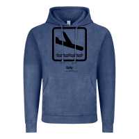 Vintage Denim sully movie silhouette Vintage Hoodie - DesigneFamous