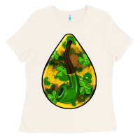 Bone st.patrick's teardrop earrings Ladies Tee - FaDigitalArtStudio