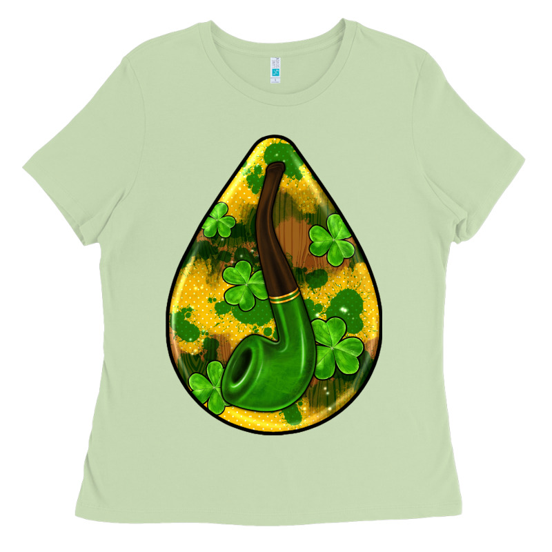 St.patrick's Teardrop Earrings Ladies Tee by FaDigitalArtStudio | Teevron