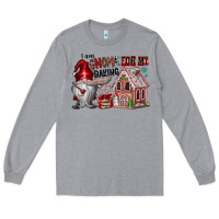 Heather Grey Iam Gnome For My Baking Long Sleeve Tee - CowhideDigitalArt