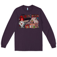 Plum Iam Gnome For My Baking Long Sleeve Tee - CowhideDigitalArt