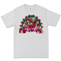 Dove Grey Skull Xoxo rainbow Valentine's Day Premium Tee - FaDigitalArtStudio
