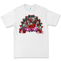 Skull Xoxo Rainbow Valentine's Day Premium Tee | Teevron