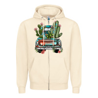 Sandshell farm truck, Zipper Hoodie - JahusDesignShop