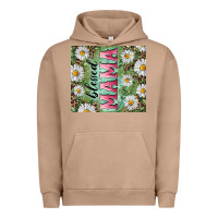 Pigment Burro Blessed mama with daisy and leopard Urban Hoodie - RanaPortraitStore