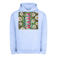 Pigment Grape Ice Blessed mama with daisy and leopard Urban Hoodie - RanaPortraitStore