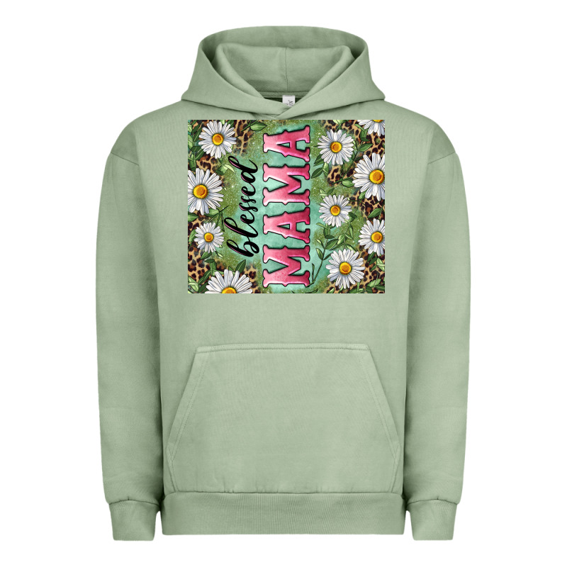 Blessed Mama With Daisy And Leopard Urban Hoodie by RanaPortraitStore | Teevron