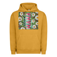 Pigment Peanut Butter Blessed mama with daisy and leopard Urban Hoodie - RanaPortraitStore