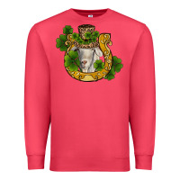 Cardinal st patricks day goat horseshoe shamrock Premium Sweatshirt - RanaPortraitStore
