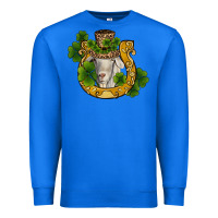 True Royal st patricks day goat horseshoe shamrock Premium Sweatshirt - RanaPortraitStore